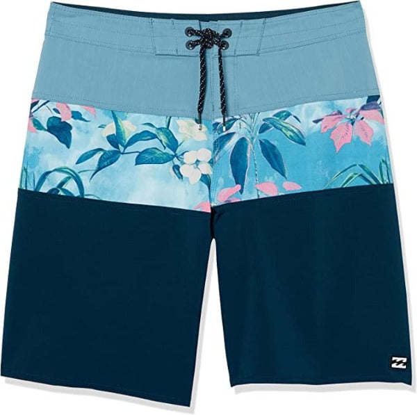 The Billabong Boys' Tribong Pro Boardshorts 17" are designed for surfers and beach-goers alike! They come with an engineered fit for enhanced comfort and performance, plus Recycler 4-Way Stretch fabric treated with Micro Repel to keep you dry and light. Reduce seams and paneling give them an ultra-cool look, and adjustable drawcords, pockets and fixed waist ensure a perfect fit - so you can catch every wave with confidence!     Harbor (HAB)